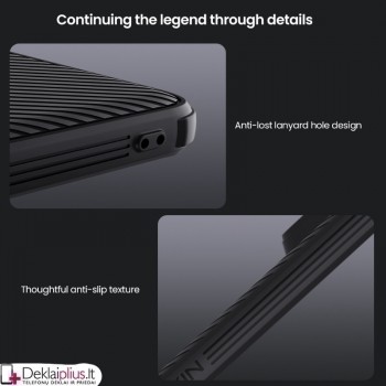 Nillkin Camshield dėklas su kameros apsauga - juodas (Xiaomi Redmi Note 14 Pro Plus 5G)